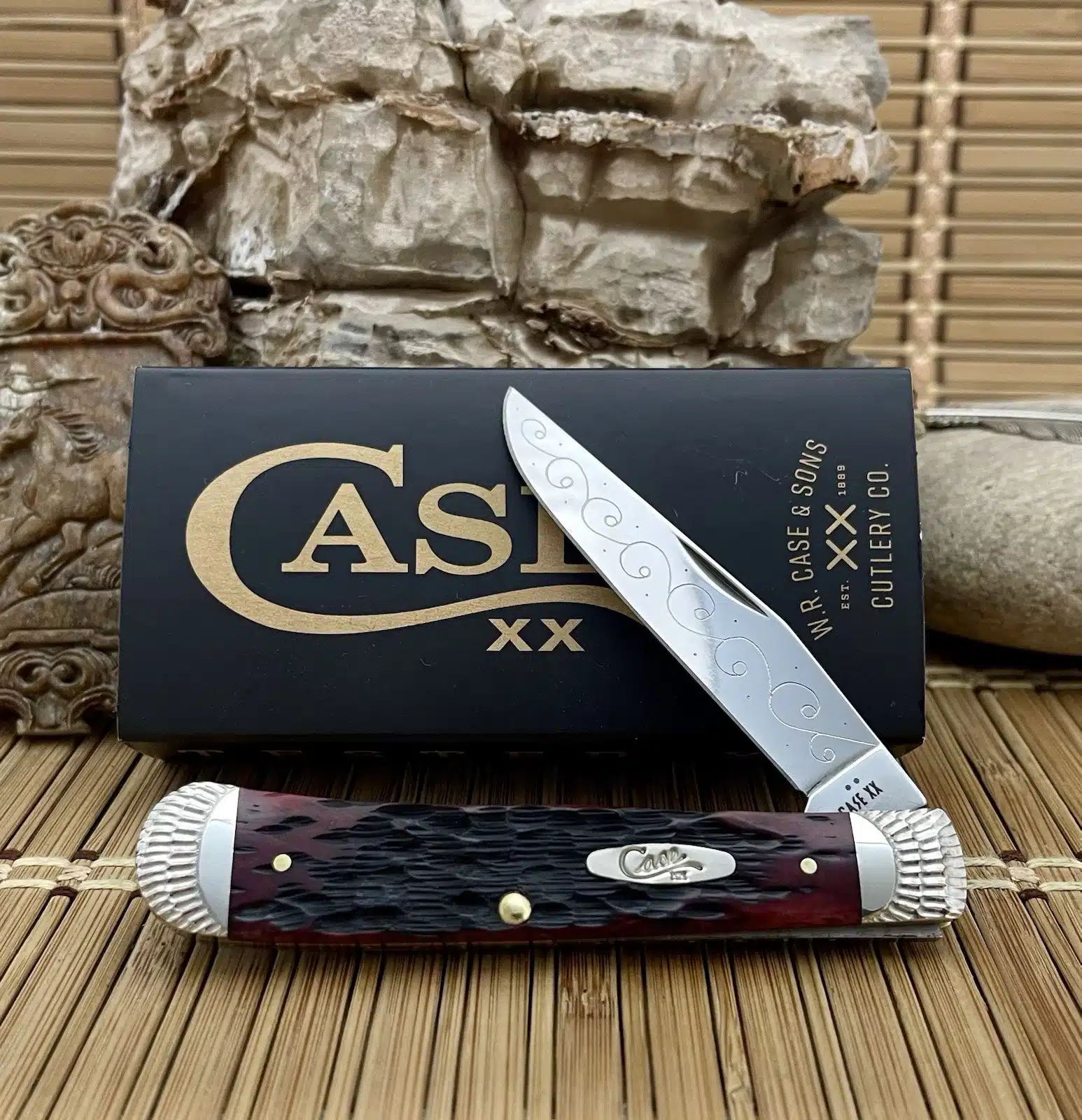 case crimson bone trapper knife | Case XX