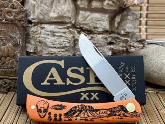 case alien sod buster | Case XX Orange UFO Cryptid Knife
