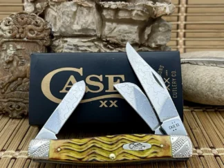 case yellow bone large stockman | Engraved Custom #04 of 15