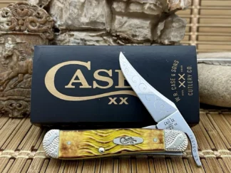 case yellow bone russlock | Engraved Custom #02 of 15