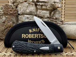 tim robertson zulu knife | Black Paper Micarta CPM-154