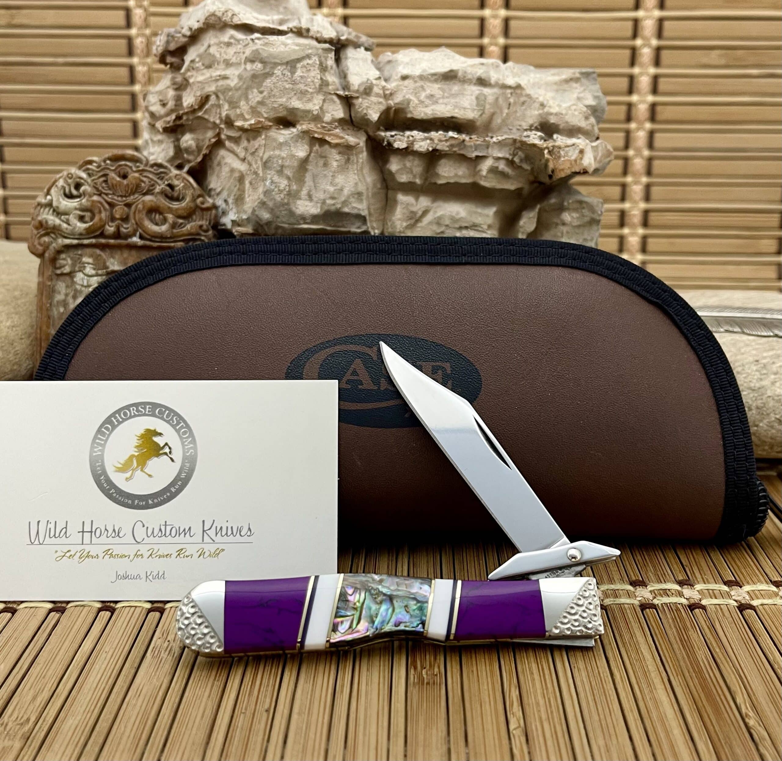 wild horse abalone cheetah cub | Sugalite Custom #01 of 10