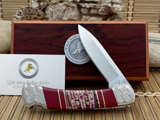 wild horse mammoth tooth buck 110 | J. Kidd Coral Custom #1 of 5
