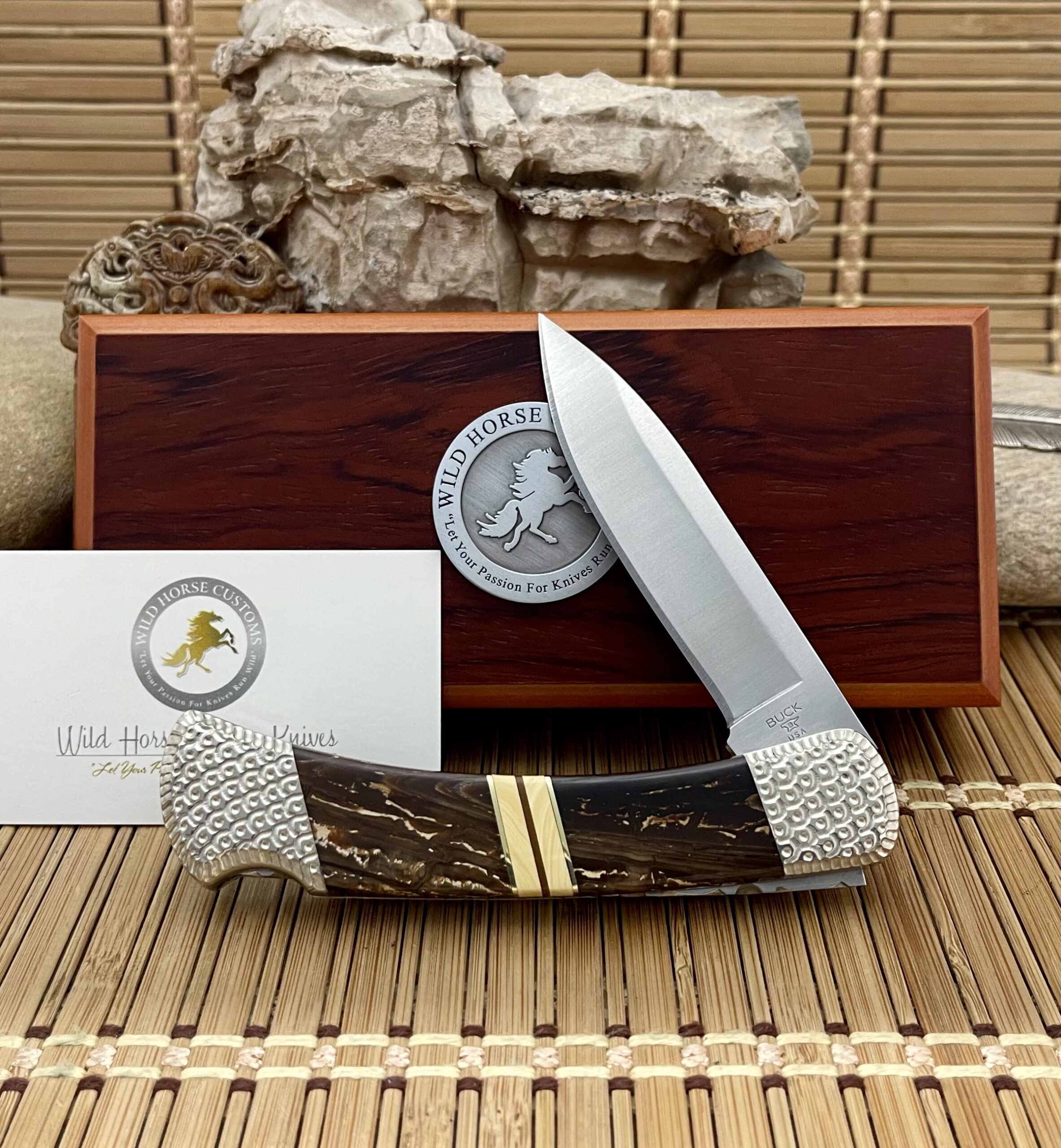 wild horse mammoth buck 110 | J. Kidd Quartz Custom #1 of 1