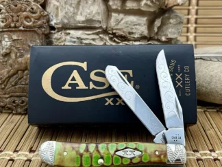 case green gator jig mini trapper | Engraved Custom #06 of 15