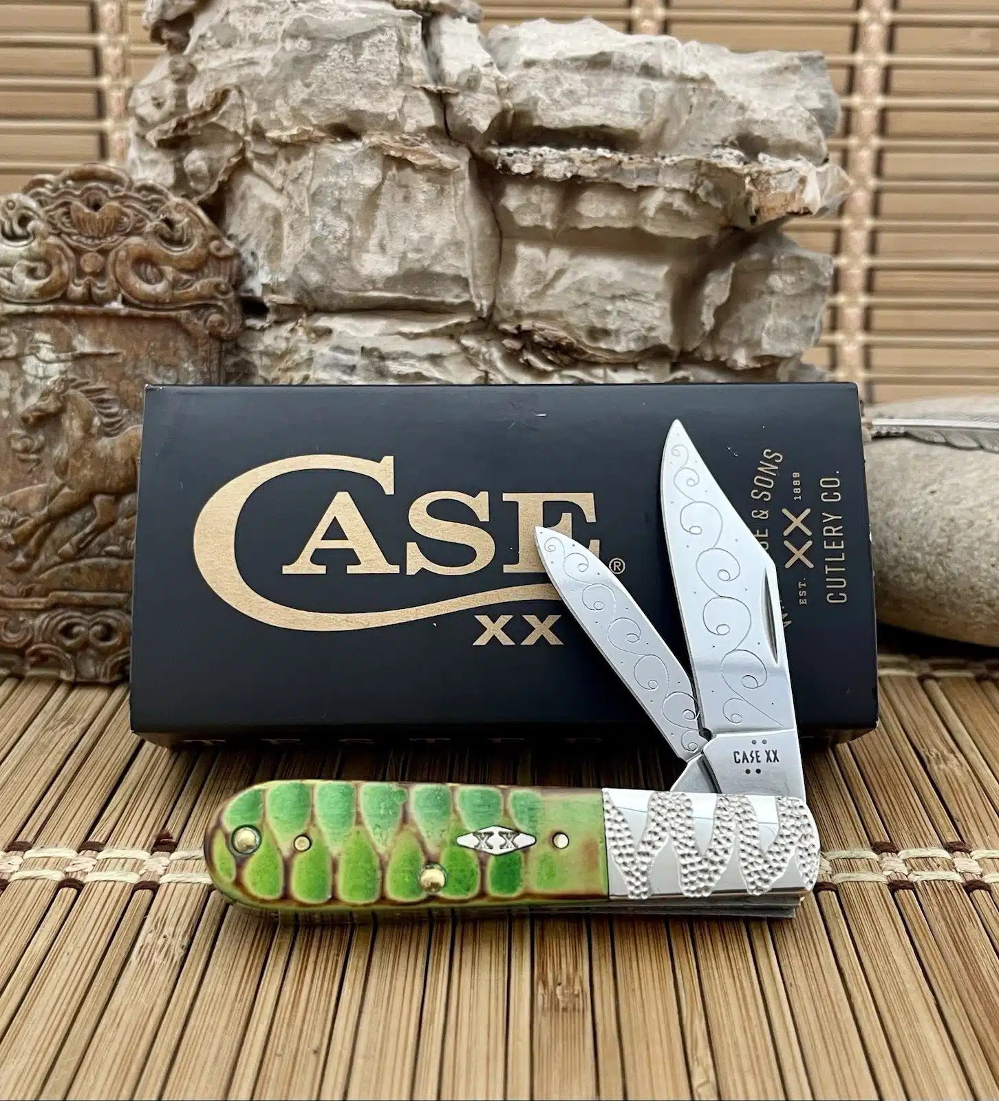 case green gator jig barlow | Wild Horse Custom #06 of 25