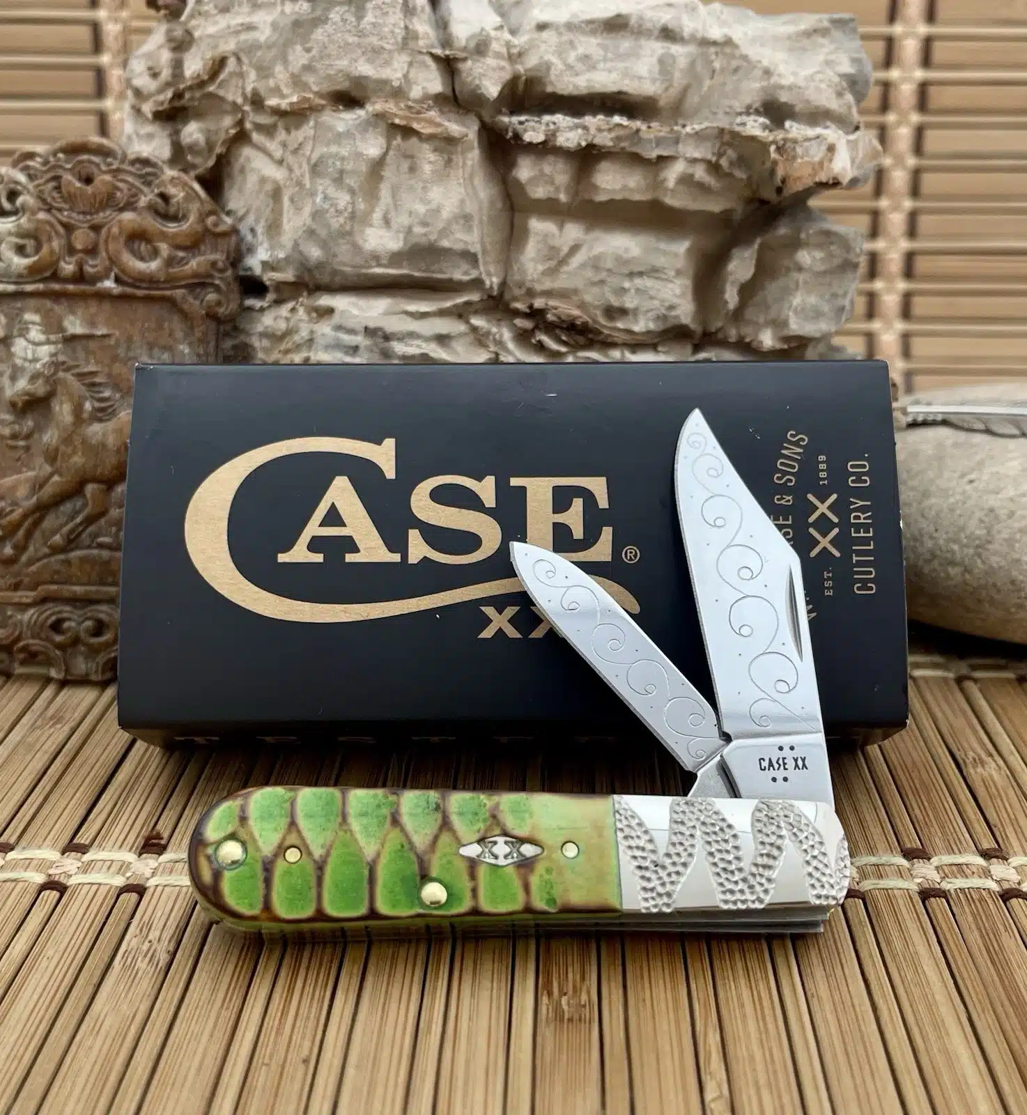 case green gator jig barlow | Wild Horse Custom #08 of 25