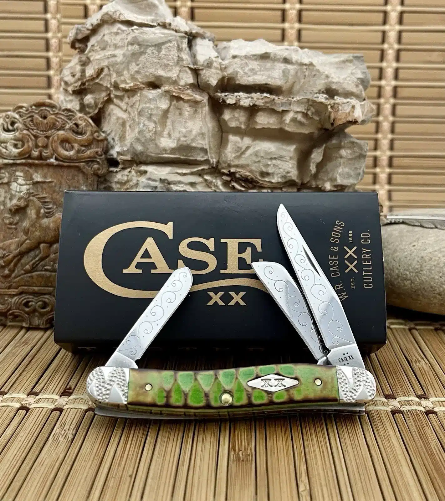 case green gator jig stockman | Wild Horse Custom #05 of 15