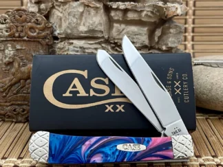 case pink sapphire trapper | Mica Pearl Engraved Custom