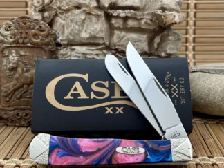case pink sapphire trapper | Mica Pearl Engraved Custom