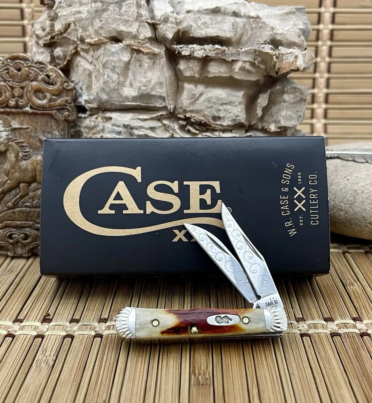 case red stag tiny trapper | Wild Horse Custom #12 of 50
