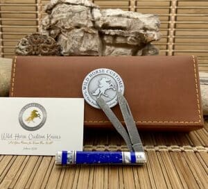 wild horse lapis baby doc | J. Kidd Damascus #1 of 1
