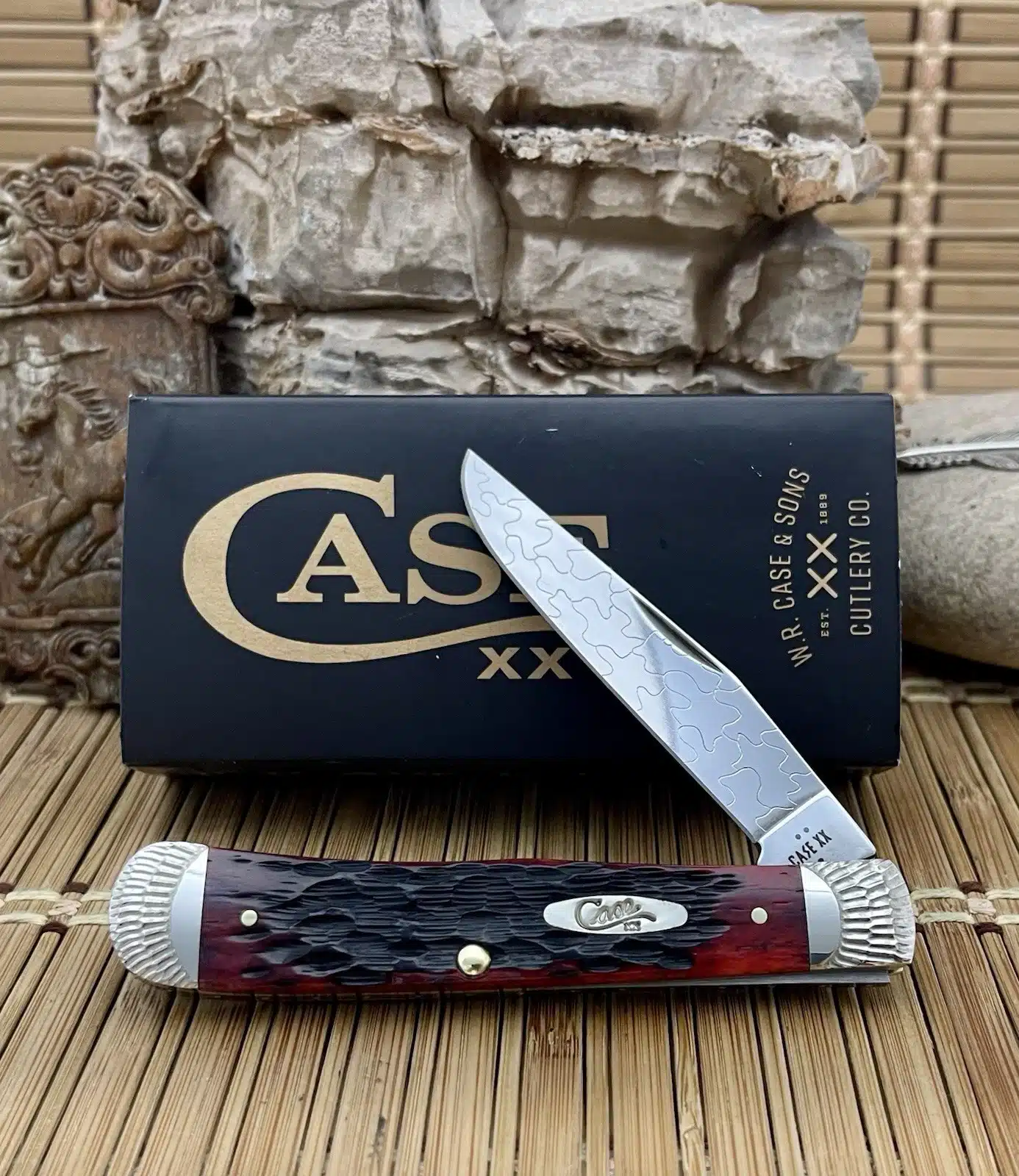 case peachseed crimson bone trapper | Engraved #3 of 5