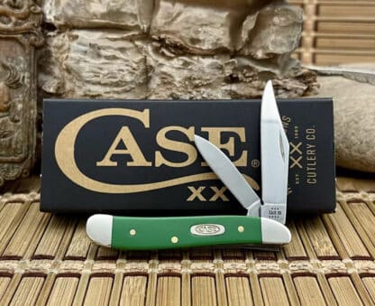 Case XX USA Smooth Green Synthetic 53393 Peanut Knife