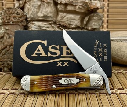 Case XX USA Custom Rogers Corncob Jig ANTIQUE Bone Russlock Knife