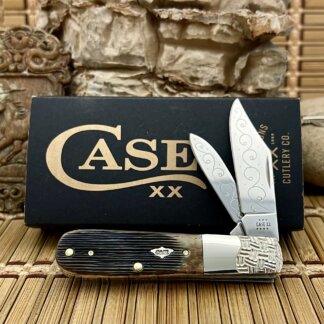 case xx hand fired purple barnboard razor barlow