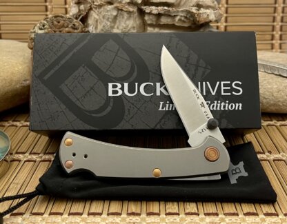 Buck 112 USA Ranger Slim Pro TRX Legacy Collection Titanium Lockback Knife