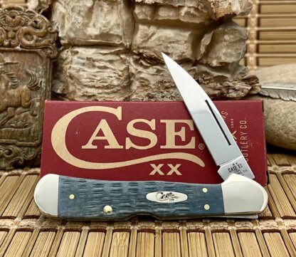 Case XX USA 2025 Pocket Worn Crandall GRAY Bone 58424 Copperlock Knife